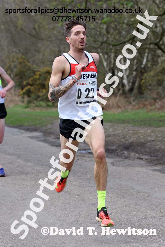 Senior mens English National 12 Stage Road Relay, 2016 English National 12 and 6 Stage Road Relays, Sutton Coldfield, Birmingham. Photo: David T. Hewitson/Sports for All Pics